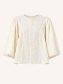 Off-white blouse davin seersucker