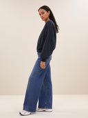 Glitter sweater bodil sparkle midnight