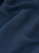 Donkerblauwe donna satin stripe blouse