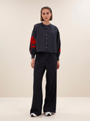 Geborduurde janet blouse