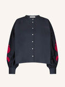 Geborduurde janet blouse
