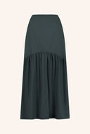 Donkerblauwe joya poplin skirt