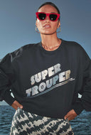 Donkerblauwe sweater bibi super
