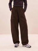 Cargo broek matcha heavy twill pants