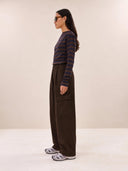 Cargo broek matcha heavy twill pants