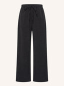 Donkergrijze pantalon pelle herringbone