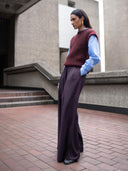 Wide-leg pantalon sef