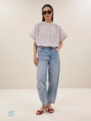 Geruite blouse alex check