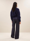 Glanzende broek benji metallic pants