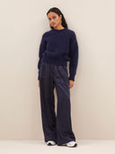 Glanzende broek benji metallic pants
