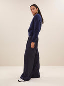 Glanzende broek benji metallic pants