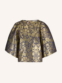 Goudkleurige zasu festive blouse