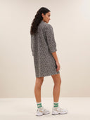 Jurk flynth grey cheetah dress