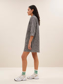 Jurk flynth grey cheetah dress