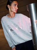 Grijze bibi nights melee sweater
