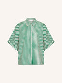 Groen gestreepte blouse sunny