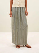 Gestreepte maxi rok reva