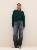 Groene wollen trui sonny pullover