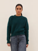 Groene wollen trui sonny pullover
