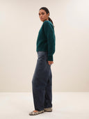 Groene wollen trui sonny pullover