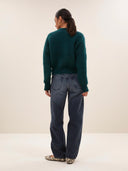 Groene wollen trui sonny pullover