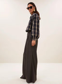Geruite blouse jagger