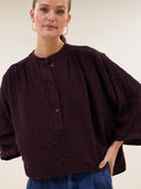 Geruite blouse jess