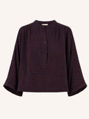 Geruite blouse jess