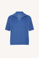 Kobalt blauwe top harper slub
