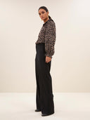 Leopard print blouse gia leo