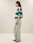 Groene panterprint broek lew