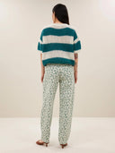 Groene panterprint broek lew