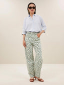 Groene panterprint broek lew