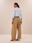Lichtblauwe blouse norel