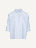 Lichtblauwe blouse norel