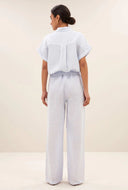 Linnen blouse rose