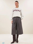 Lichtgrijze lili speed sweater