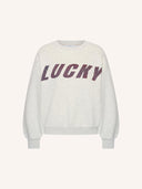Lichtgrijze lili speed sweater