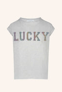 licht grijze top thelma lucky rainbow