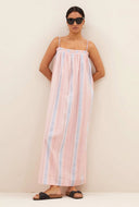 Licht roze jurk lola gloss stripe
