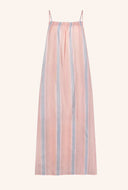 Licht roze jurk lola gloss stripe