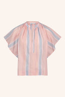 Licht roze blouse vina gloss stripe