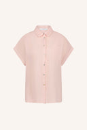 Linnen blouse rose