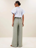 Lichte mintgroene celin gloss pants