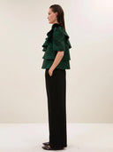 Groene blouse liz zebra