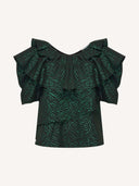 Groene blouse liz zebra