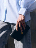 Zwarte tas met logo loua