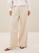 Off-white lux grain jeans