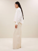 Off-white lux grain jeans