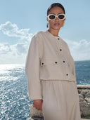 Zandkleurig jasje maggie canvas